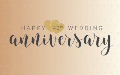 40th Wedding Anniversary Ideas