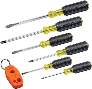 Klein Tools 85146 Screwdriver Set with magnetizer, 6-piece