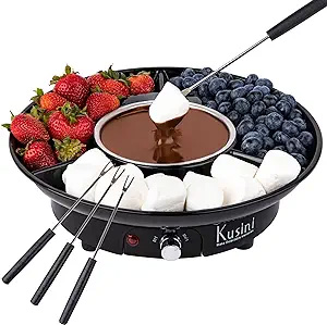 Electric Fondue Pot Set for Delicious Date Nights
